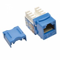 Tripp Lite Jack Enchufe Keystone Punch Down 110 Cat6/Cat5e, Azul, 25 Piezas - Envío Gratis