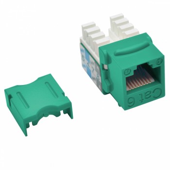 Tripp Lite Jack Cat6/Cat5e, Tipo Punch Down 110, RJ-45 Hembra, Verde - Envío Gratis