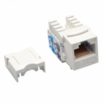 Tripp Lite Jack Cat6/Cat5e, Tipo Punch Down 110, RJ-45 Hembra, Blanco - Envío Gratis