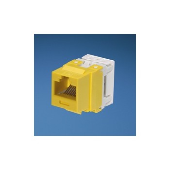 Panduit Jack Categoría 6 Tipo KeyStone, RJ-45, Amarillo - Envío Gratis