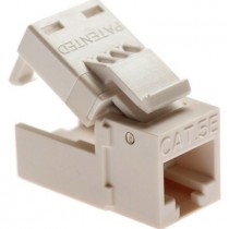 Platinum Tools Conector EZ-SnapJack Cat5e, Almendra - Envío Gratis