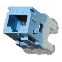 Belden Jack Modular Categoría 6+, RJ-45, Estilo KeyConnect, Azul - Envío Gratis