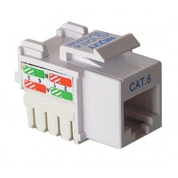 Nexxt Solutions Jack Categoría 6, Tipo 110, RJ-45, Gris - Envío Gratis