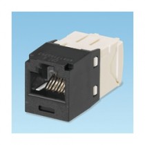 Panduit Mini Jack Cat6, RJ-45, Negro/Blanco - Envío Gratis