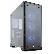 Gabinete Corsair Crystal 570X con Ventana LED RGB, Midi-Tower, ATX/Micro-ATX/Mini-ITX, USB 3.0, sin Fuente, Negro - Envío Gratis