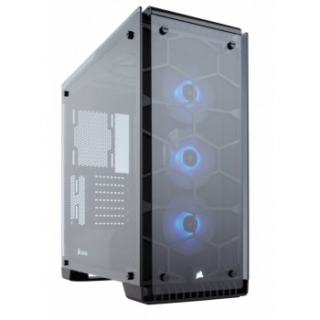 Gabinete Corsair Crystal 570X con Ventana LED RGB, Midi-Tower, ATX/Micro-ATX/Mini-ITX, USB 3.0, sin Fuente, Negro - Envío Gratis