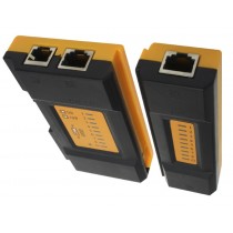 X-Case Probador de Cable RJ-45/RJ-11, Negro/Amarillo - Envío Gratis