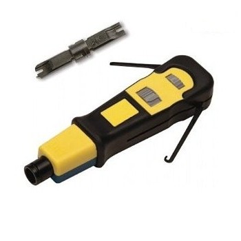 Platinum Tools Pinzas Punchtool Pro Strike, Negro/Amarillo - Envío Gratis