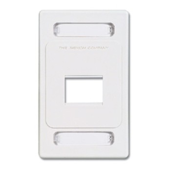 Siemon Placa de Pared MAX de 2 Puertos, Blanco - Envío Gratis