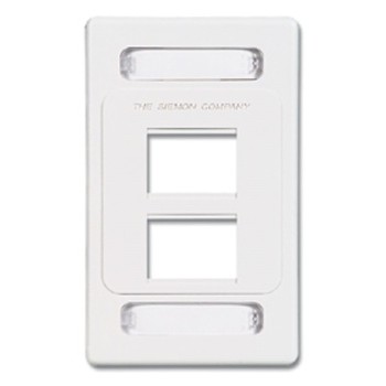 Siemon Placa de Pared MAX de 4 Puertos, Blanco - Envío Gratis