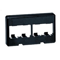 Panduit Placa para Mueble Modular, 4 Puertos MIni-Com, Negra - Envío Gratis