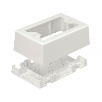 Panduit Caja Sencilla con Adhesivo para Canaleta T-45, Blanco - Envío Gratis