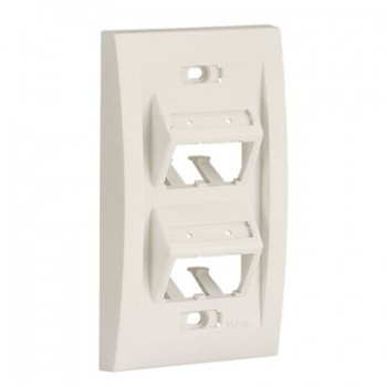 Panduit Placa para Pared Ultimate ID, 4 Puertos, Blanco - Envío Gratis