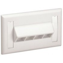 Panduit Placa Horizontal 4 Puertos, Blanco - Envío Gratis