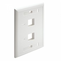 Tripp Lite Placa para Pared, 2 Puertos RJ-45, Blanco - Envío Gratis