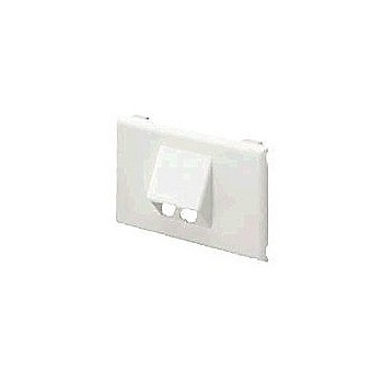 Panduit Placa Frontal Inclinada Horizontal para Comunicaciones, 2 Módulos Mini-Com - Envío Gratis