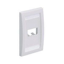 Panduit Placa Ejecutiva de 2 Ventanas Mini-Com, Marfil - Envío Gratis