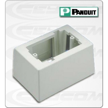 Panduit Caja Superficial, 8.3 x 4.1cm, Blanco, 1 Pieza - Envío Gratis