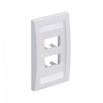 Panduit Faceplate Ejecutiva para Módulo Mini-Com, 4 Puertos, Blanco - Envío Gratis