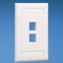 Panduit Placa NK2FIWY, 2 Ventanas, Blanco - Envío Gratis