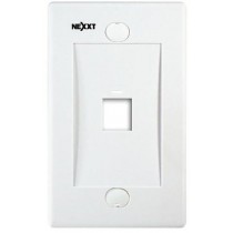 Nexxt Solutions Placa para Pared Sencilla, RJ-45, 1 Salida, Blanco - Envío Gratis