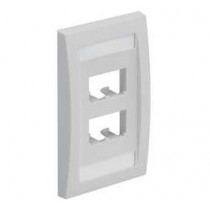 Panduit Placa Minicom CFPE4IWY, 4 Ventanas, Blanco - Envío Gratis