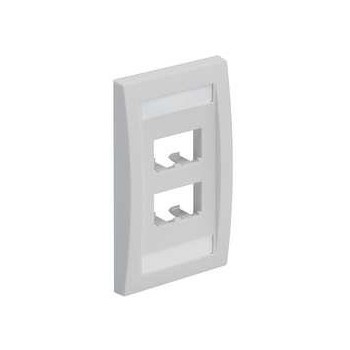 Panduit Placa Minicom CFPE4IWY, 4 Ventanas, Blanco - Envío Gratis