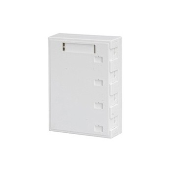 Belden Caja de Entrada Lateral KeyConnect con Puerta, 6 Puertos, Blanco - Envío Gratis