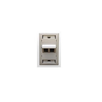 Belden Placa de Pared KeyConnect de 4 Puertos, Gris - Envío Gratis