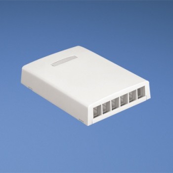 Panduit Caja Superficial NK6BXIW-AY, 6 Puertos, Blanco - Envío Gratis