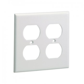 Panduit Placa de Pared de 4 Puertos, Blanco - Envío Gratis