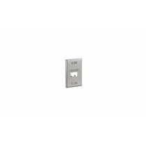 Panduit Placa de Pared Vertical UICFP2S, 2 Puertos, Acero Inoxidable - Envío Gratis