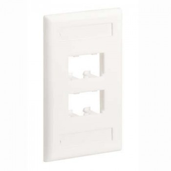 Panduit Placa de Pared Vertical CFPL4WHY, 4 Puertos, Blanco - Envío Gratis