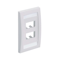 Panduit Placa de Pared Vertical CFPE4IGY, 4 Puertos, Blanco - Envío Gratis