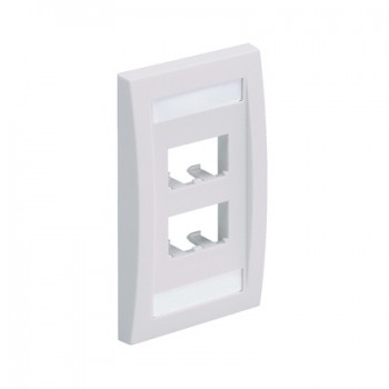 Panduit Placa de Pared Vertical CFPE4IGY, 4 Puertos, Blanco - Envío Gratis