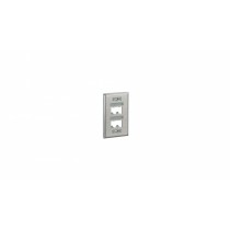 Panduit Placa de Pared UICFP4S, 4 Puertos, Acero Inoxidable - Envío Gratis