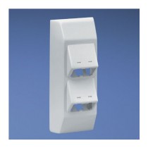 Panduit Placa para Ducto T-45, Mini-Com, 4 Puertos, Blanco - Envío Gratis