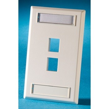 Superior Essex Placa para Pared, 2 Puertos, Blanco - Envío Gratis