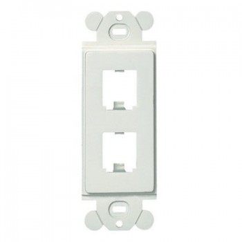 Panduit Marco de 2 Puertos para Placa de Pared, Blanco - Envío Gratis