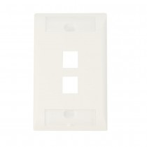 Comsscope Placa Vertical para Pared, 2 Puertos, RJ-45, Blanco - Envío Gratis