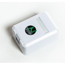Nitrotel Caja para Pared, 1 Puerto RJ-45, Blanco - Envío Gratis