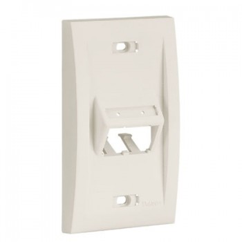 Panduit Placa de Pared Vertical, 2 Puertos, Blancos - Envío Gratis