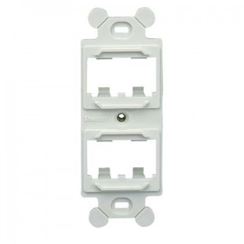 Panduit Marco Trasero para Placas Frontal, 4 Puertos Mini-Com - Envío Gratis