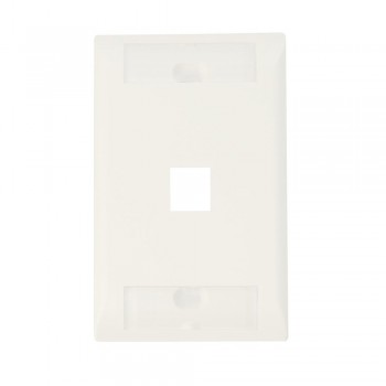 TE Connectivity Placa para Pared, 1 Puerto, Blanco - Envío Gratis