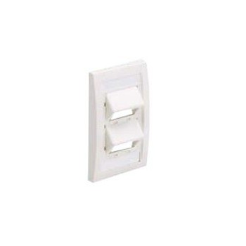 Panduit Placa para Pared, 4 Puertos Mini-Com, Blanco - Envío Gratis