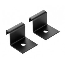 Hoffman Soporte de Pared Vertical para Canaletas, Negro, 2 Piezas - Envío Gratis