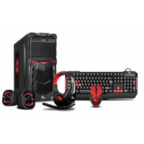 Gabinete Xtech XT-GMR-S LED Rojo, Tower, ATX, USB 2.0, con Fuente de 800W - Envío Gratis