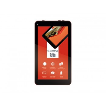 Tablet TechPad i700 7'', 8GB, 1024x600 Pixeles, Android 7.1, Rojo - Envío Gratis