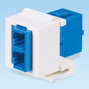 Panduit Módulo Adaptador Monomodo Dúplex LC, Azul/Blanco - Envío Gratis