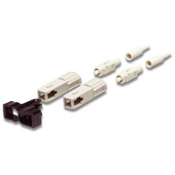 Siemon Conector de Fibra Óptica SC Duplex, Multimodo, Beige, 2 Piezas - Envío Gratis